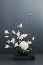楽天あーかんび（AKANBI）ホワイト芍薬 × ピンクマグノリア 和風スタイル（造花）