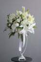 芍薬×リリー ウェディングブーケ(造花)