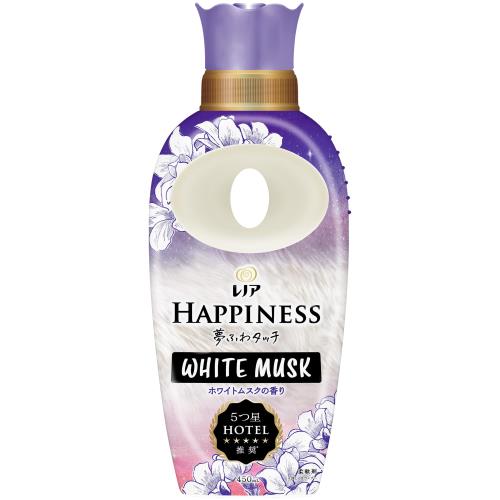 Lenor レノア ハピネス 夢ふわタッチ 柔軟剤 ホワイトムスク 本体 450mL