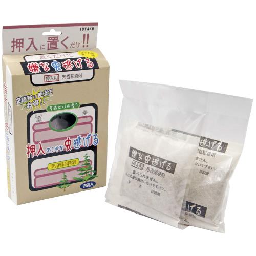 トーヤク 忌避剤 置くだけで嫌な虫逃げる押入用 50g×2