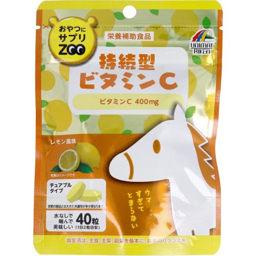 樂天商城 - おやつにサプリZOO 持続型ビタミンC チュアブルタイプ レモン風味 40粒