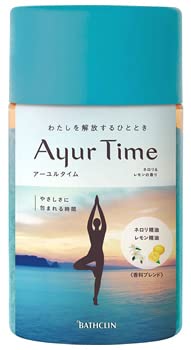 SHINTECH バスクリン アーユルタイム ネロリ＆レモンの香り 本体 (720g) バスソルト 入浴剤