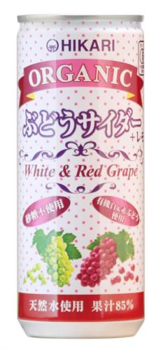 原材料:果実(有機ぶどう、有機レモン)、炭酸 商品サイズ(高さx奥行x幅):140mm×325mm×270mm