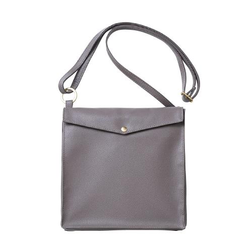 キングジム ごみ箱バッグ ホルポ レザー調タイプ グレー 5762-GY