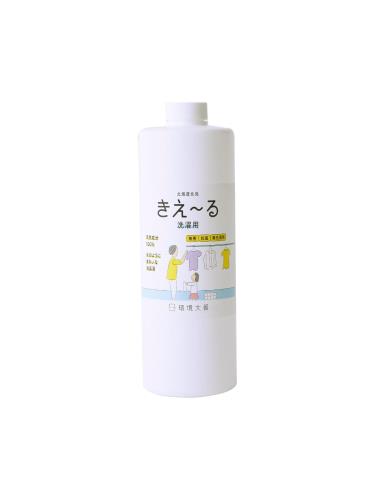 環境ダイゼン 消臭剤 洗濯用 衣類用 1L 無香料 きえ~る 善玉活性水 加齢臭や部屋干しのニオイを消臭 洗剤と一緒に入れるだけ 1本入 単品 1個