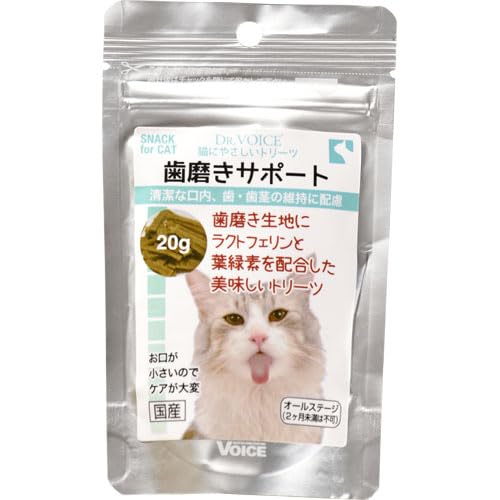 乐天商城 - 猫にやさしいトリーツ 歯磨きサポート 20g