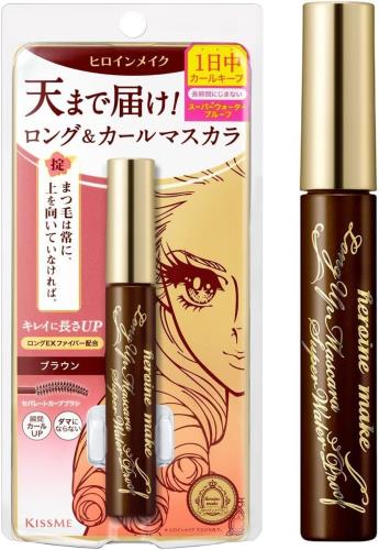 ヒロインメイク ロングUPマスカラ スーパーWP 02 ブラウン 6g 涙・汗・水・皮脂・こすれに強い ウォータープルーフ処方