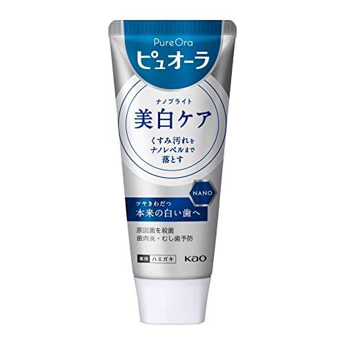 樂天商城 - ピュオーラ 薬用ハミガキ ナノブライト 美白 115g [医薬部外品]