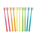 Shu Shu α(シュシュアルファ)テーパー毛 10本 大人用 先細毛 歯ブラシ 歯科医院取扱品