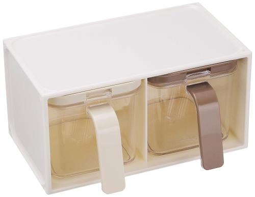 パール金属 調味料 ストッカー 2個組 NEWクローブ 日本製 HB-1034