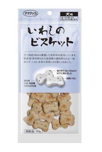 樂天商城 - ママクック いわしビスケット 犬用 60g