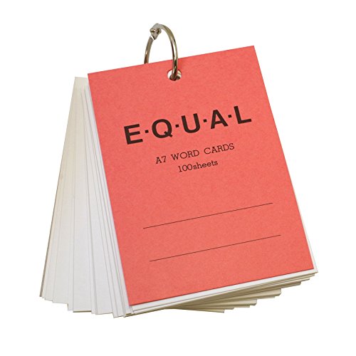 ライフ イコール 単語カード A7サイズ 無地ピンク P320D