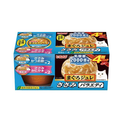 Pet Goods - いなば まぐろジュレ 乳酸菌入り ささみバラエティ 65g×4個