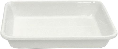 野田琺瑯(Nodahoro) バット ホーロー 耐熱 15枚取 29.6×23.5×4.3cm トレー 料理 日本製 ホワイト VA-15W