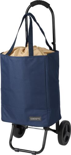 レップ(Rep) Cocoro(コ・コロ) ショッピングカート トート カートセット ネイビー 22L 荷物フック付き 折り畳み式 保冷 保温 エコバッグ 買い物 おしゃれ 可愛い シンプル 便利 コンパクト 軽量 キャンプ 運動会 花見 運動会 550717