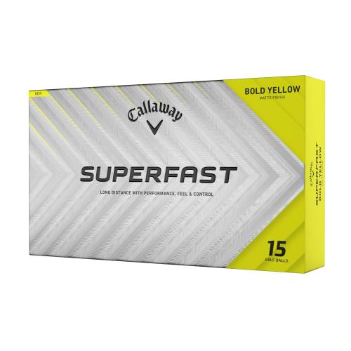 樂天商城 - キャロウェイ(Callaway) ゴルフボール SUPERFAST BOLD YLW 25 1ダース(15個入り) 2ピース構造 イエロー