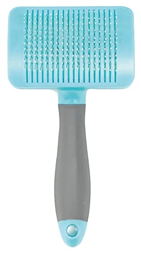 ペティオ (Petio) Self Trimmer セルフトリマー プッシュ掃除式 肌に優しいスリッカーブラシ レギュラー