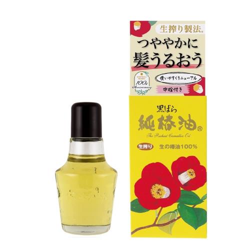 黒ばら本舗 黒ばら純椿油 72ml 椿油100% ヘアオイル マルチオイル 洗い流さないトリートメント 無香料