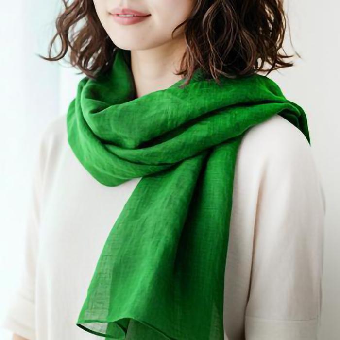 無地 薄手 大判 ストール ショール スカーフ シンプル ナチュラル カジュアル オフィス 通勤 通学 旅行 日焼け対策 冷房対策 レディース ファッション オールシーズン