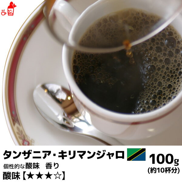 タンザニア・キリマンジャロ 100g コーヒー豆 コーヒー粉 珈琲豆 珈琲粉 コーヒー豆 コーヒー粉 内祝い お歳暮 プレゼントなどのギフトにオススメ | コーヒー豆 コーヒー粉