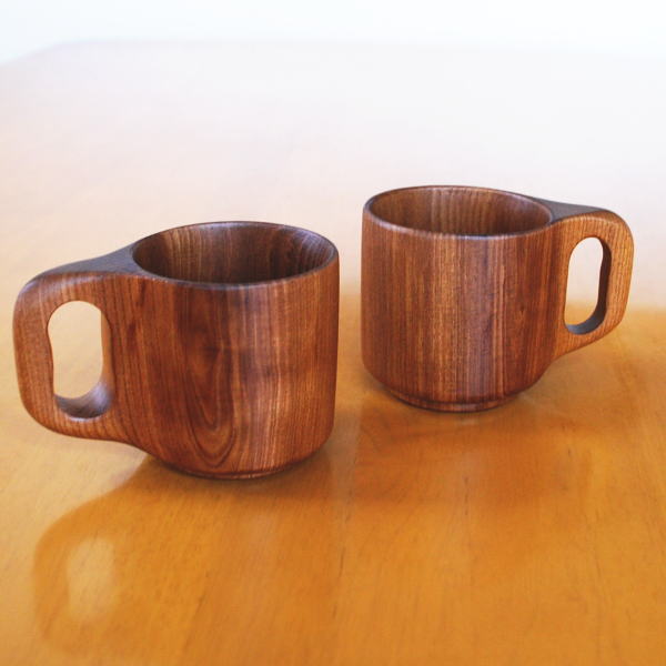 送料無料 木製 コーヒーカップ ペアセット 一本木 えんじゅの木 木製食器 食器 北海道 国産 北海道産 木の食器 手作り ハンドメイド エンジュ 槐 ウッド 木 クラフト 木製品 ギフト プレゼント 贈り物 お土産 おみやげ 雑貨 小物 キャンプ