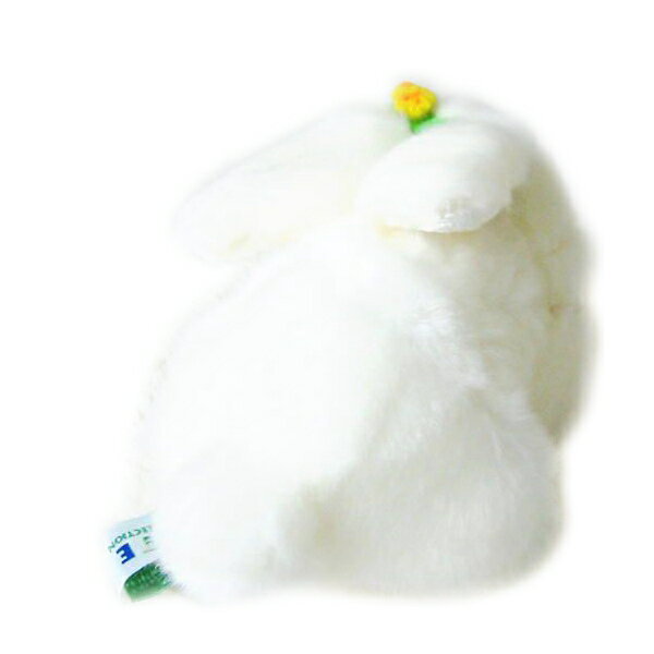 どうぶつ　ぬいぐるみ　うさぎ　ホワイト　S　　ウサギ　動物　ヌイグルミ　縫いぐるみ　アニマル　白　おもちゃ　玩具　雑貨　小物　クリスマス　誕生日　プレゼント　贈り物　グッズ　キュートの商品画像 2