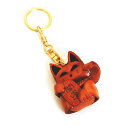 革物語 THE LEATHER STORY キーホルダー 招き猫 まねきねこ マネキネコ ねこ ネコ 皮 ハンドメイド レザー 雑貨 小物 贈り物 ギフト プレ...