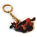 革物語 THE LEATHER STORY キーホルダー ウシ うし 牛 皮 ハンドメイド レザー 雑貨 小物 贈り物 ギフト プレゼント レザークラフト 革小...