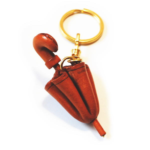 革物語　THE　LEATHER　STORY　キーホルダー　傘　ハンドメイド　皮　レザー　雑貨...