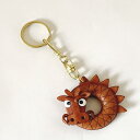 革物語 THE LEATHER STORY キーホルダー ドラゴン 皮 ハンドメイド レザー 雑貨 小物 贈り物 ギフト プレゼント レザークラフト 革小物 どらごん 龍 竜(4)