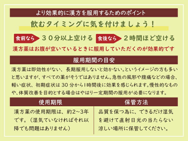 服用のポイント