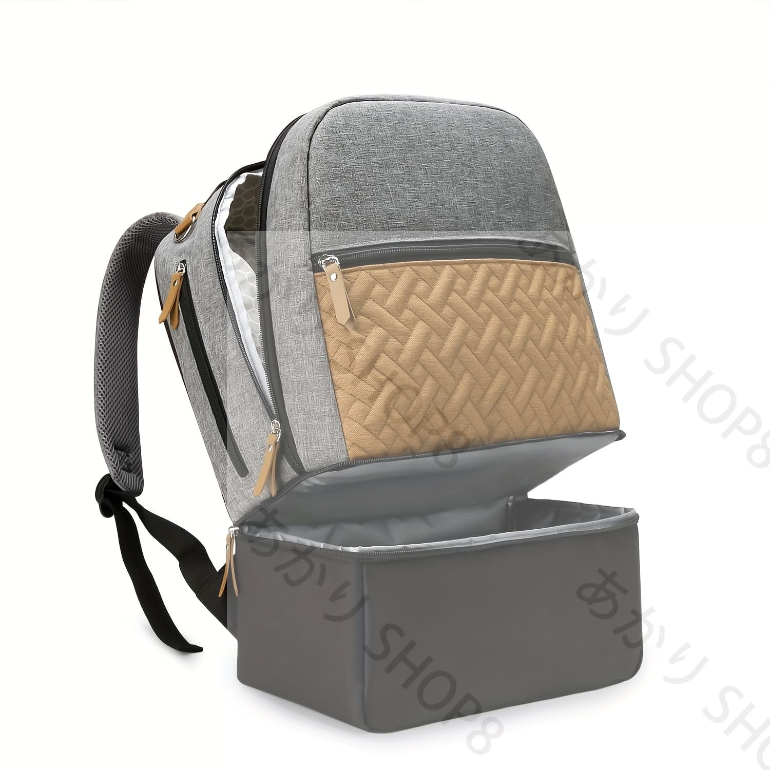 ママバッグ バッグ 屋外 ダイニング ベビー旅行 栄養補助食品保存 断熱バック パック ミルク収納 母親..