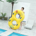 送料無料 【110*160cm】浮き輪 親子 八 取っ手付き INS風インスタ 浮具プール フローティングラフト水泳用リング キッズ 水遊び 入浴 フロート可愛...