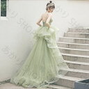 ウェディングドレス カラー 花嫁 パーティ 結婚式 ロングドレス ベアトップ サイズ豊富 女子会 発表会 食事会 S/M/L/XL/2XL/3XL(4)