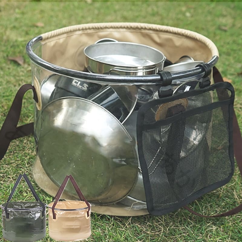 バケツ 折畳み キャンプ サーフィン バケツ 足湯 バケツ 大容量 キャンプ アウトドア 釣り 洗濯 ソフト..