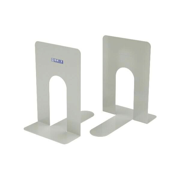 【即納在庫品】「直送」オープン工業 BE-1-GY ブックエンド 特大 2枚1組 灰 BE1GY OP OPEN INDUSTRIES オフィス用品OP TROP