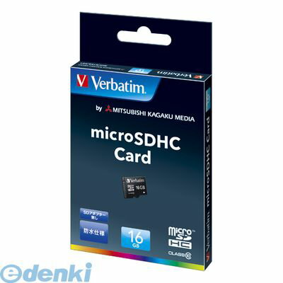 三菱化学メディア MHCN16GJVZ1 バーベイタム マイクロSDHCメモリー【1枚】 三菱化学メディア MHCN16GJVZ1 バーベイタム マイクロSDHCメモリー【1枚】