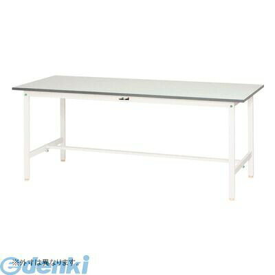 山金工業メーカーお問い合わせ：06-6974-8511●耐荷重：150kg●重量：27．8kg●材質：本体＝スチール（粉体塗装），天板＝ポリウレタンエンボス天板●強度や実用性を保ちつつ、ローコスト化を実現。●ツナギ位置の変更で足元の作業スペースが広々。●入数：1台