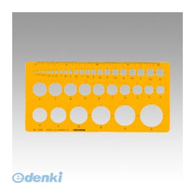 (LINEクーポン有)ウチダ 1-843-0111 【30個入】 テンプレート No．101M 円定規 18430111