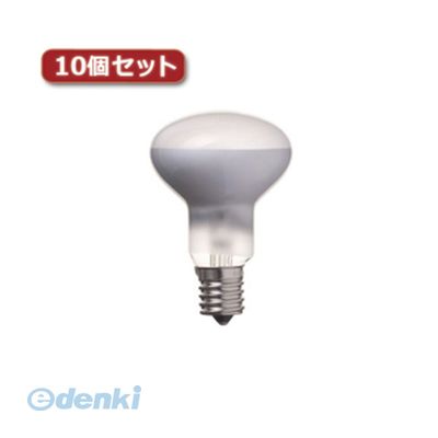 【個数：1個】 直送 代引不可・同梱不可 RF5017502PX10 YAZAWA ミニレフ球 R50 E17 50W 2個パック10個セット