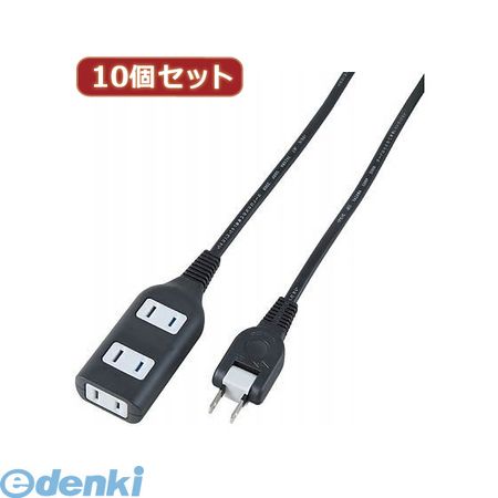 (LINEクーポン有)【個数：1個】 Y02S301BKX10 直送 代引不可・同梱不可 YAZAWA 【10個セット】耐トラ付タップ3個口