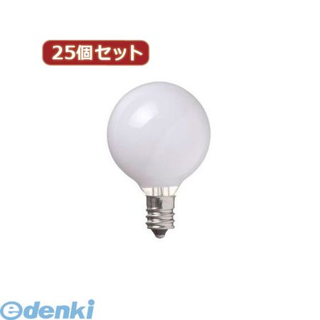 Other - 【個数：1個】 G401240WX25 直送 代引不可・同梱不可 YAZAWA 【25個セット】 ベビーボール球40WホワイトE12 照明器具 家電