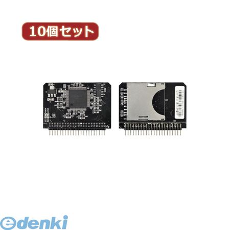 【個数：1個】 SDHC-M44A/2X10 直送 代引不可・同梱不可 変換名人 【10個セット】 SD→IDE変換アダプタ SDHC→IDE44pinオスSDHCM44A/2X10
