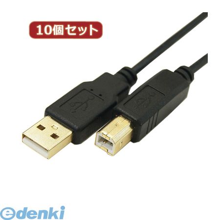 (LINE�����ݥ�ͭ)�ڸĿ���1�ġ� USB2A-B/CA100X10 ľ�� ����Բġ�Ʊ���Բ� �Ѵ�̾�� ��10�ĥ��åȡ� �˺�USB�����֥�A������B���� 1mUSB2AB/CA100X10