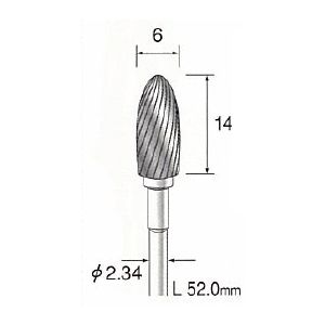 Other - (LINEクーポン有)ミニター MINITOR BC1601 超硬カッター スパイラルカット φ6 BC-1601
