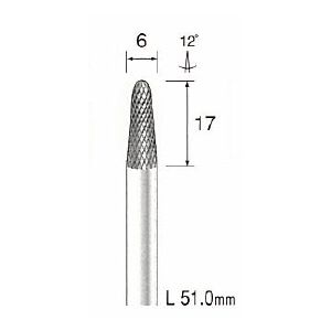 乐天商城 - ミニター MINITOR BC4272 超硬カッター クロスカット Φ6 軸径6．0mm BC-4272