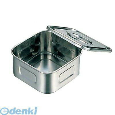Kitchen Pot - 357600 UK 18−8 浅型 角型キッチンポット 15cm 4520785066740