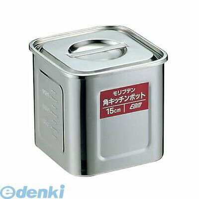 Rakuten - 3021100 EBM モリブデン 角型キッチンポット 目盛付 16．5cm 4548170032149