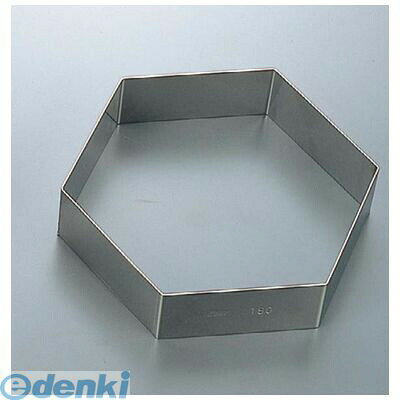 5562510 EBM 18-8 アルゴン溶接 六角型ケーキリング 280×H40 4548170044951