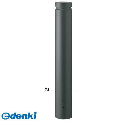 【商品説明】表面硬度が硬いため傷が付きにくく、アクリル系やウレタン系の塗装と比較し、耐候性、耐熱性、耐薬品製に優れております。ショットブラスト加工との組合せによる、マットな落ち着いた風合いの仕上がりです。タイプ/ボラード 仕様/固定式 材質/アルミパイプ＋アルミ鋳物 仕上げ/カラー 焼付塗装/ダークグレー サイズ/φ152.5(t3.0) H750 重量/約5.2kg推奨設置場所/商業施設,公共施設,道路,公園,駅前広場,観光地 サンポール sanpole バリカー カーストッパー